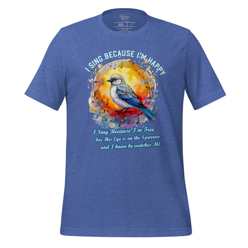 His Eye is on The Sparrow Christian Bible Verse T-Shirt